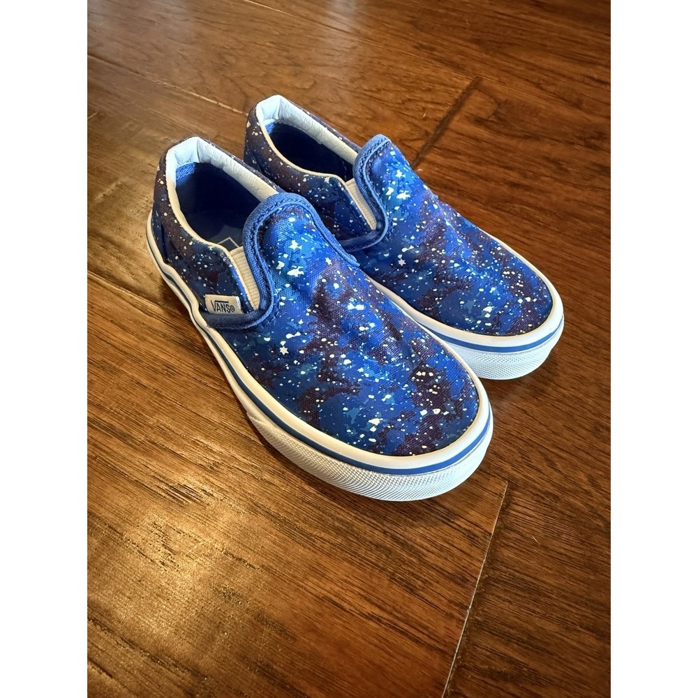 VANS Classic Slip-On Galaxy Kids Canvas Breathable Shoes Size 11.5